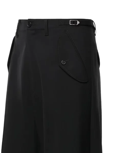 Pantaloni Dsquared2 cu cataramă negru