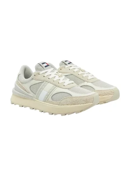 Sneakersy Tommy Hilfiger skórzane beżowe