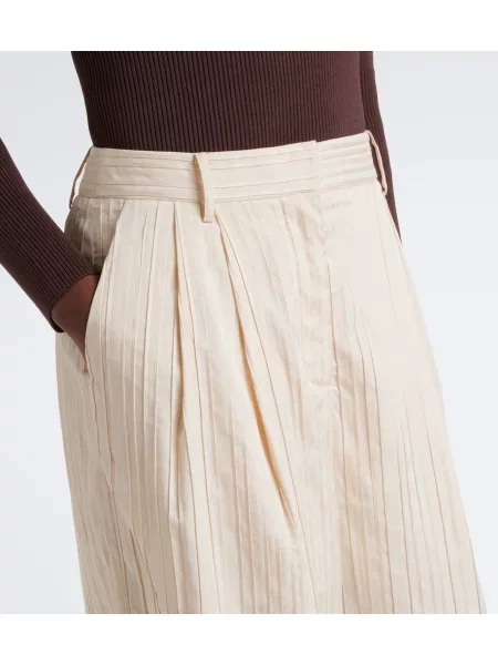 Pantaloni Simkhai cu dungi alb