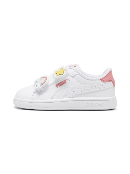 PUMA Sneakersy dla małych dzieci Smash Badges Buty 20 biały