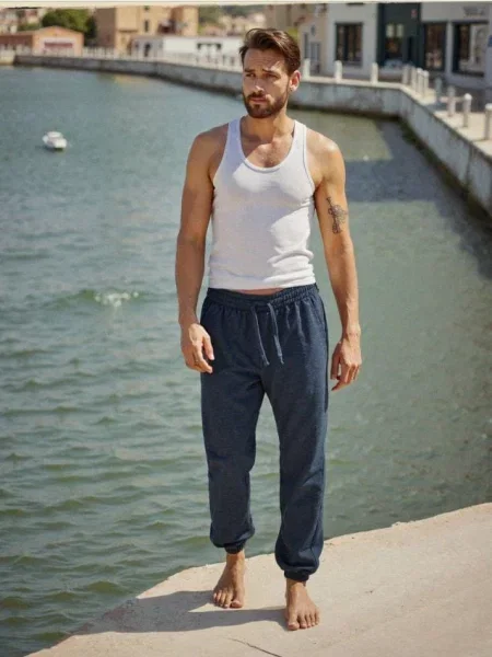 Sinsay Kalhoty joggers námořnická modrá