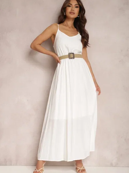Rochie cu Auxonia albă