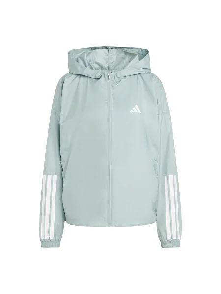 ADIDAS PERFORMANCE Geacă sport Hyperglam verde mentă / alb turcoaz