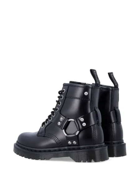 Botine Dr. Martens cu șireturi din piele negru