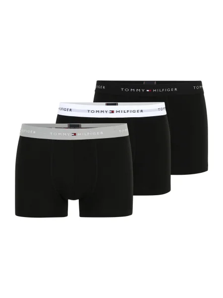 Tommy Hilfiger Set 3 perechi de boxeri negru