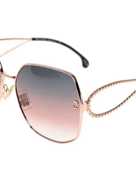 Ochelari de soare Etro cu model floral auriu