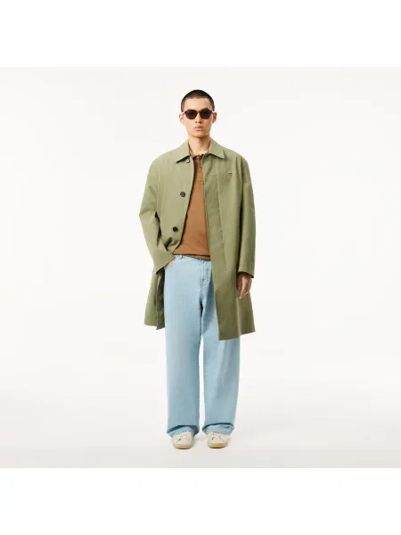 Lacoste Koszulka Polo Slim Fit Petit Piqué brązowa