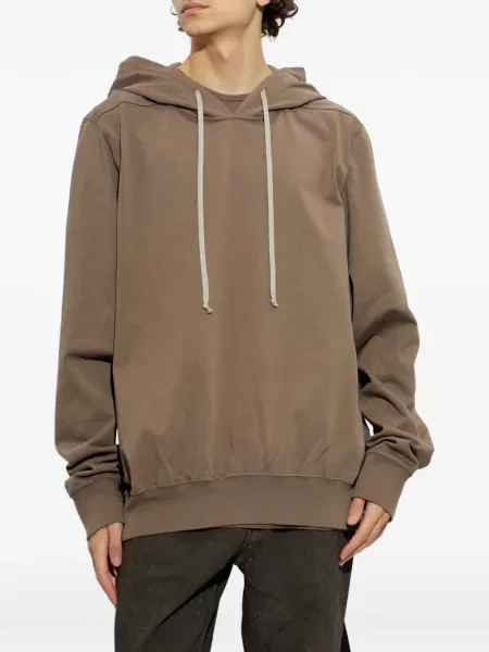 Hoodie Rick Owens Drkshdw με κορδόνι καφέ
