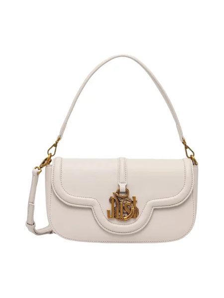 Just Cavalli torebka crossbody z imitacji skóry beżowa