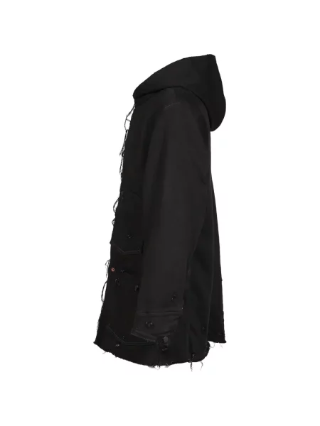 Geacă Minus zdrențuiți negru