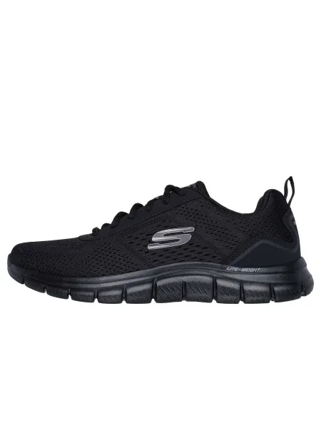 SKECHERS Nízke tenisky TRACK LESHUR sivá čierna