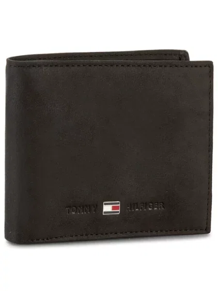 Tommy Hilfiger Piniginė Johnson Mini Cc Wallet juoda