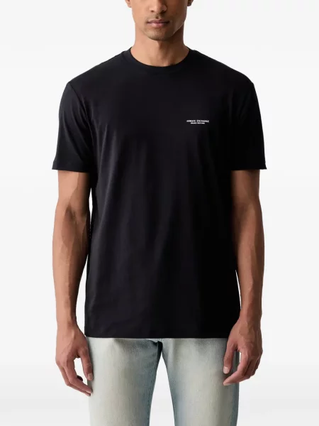 Tricou Armani Exchange cu imagine negru