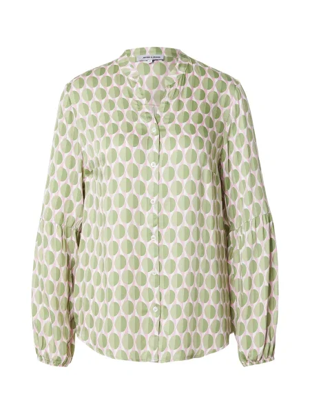 MORE & MORE Bluză kaki / pastel / deschis / roz deschis verde