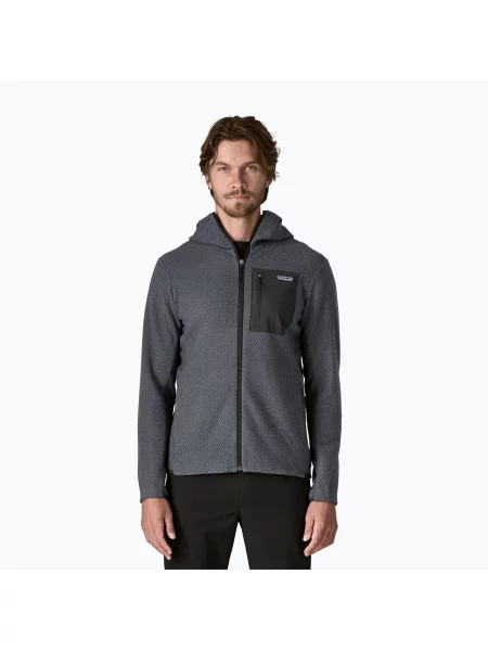 Trekingová mikina Patagonia R1 Air Full Hoody smolder blue modrá