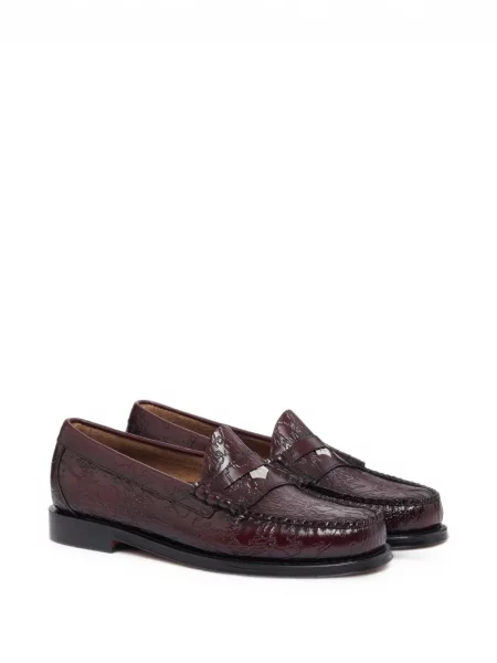 Pantofi loafer G.h.bass din piele roșu