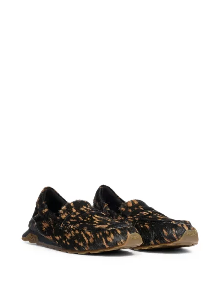 Pantofi loafer Ash cu imagine cu model leopard maro