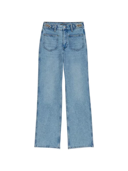 Blugi evazați Maje evazate albastru
