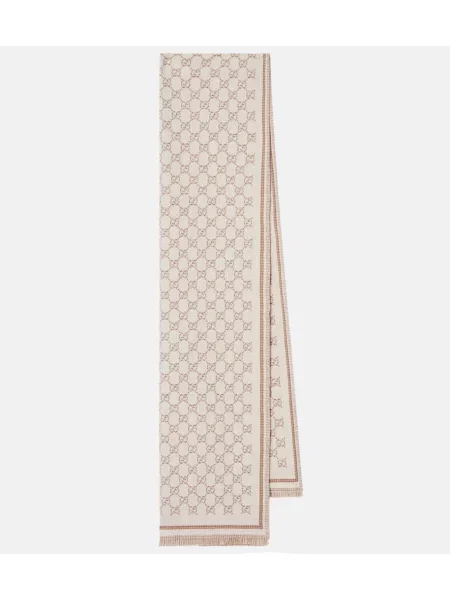 Fular Gucci de lână bej