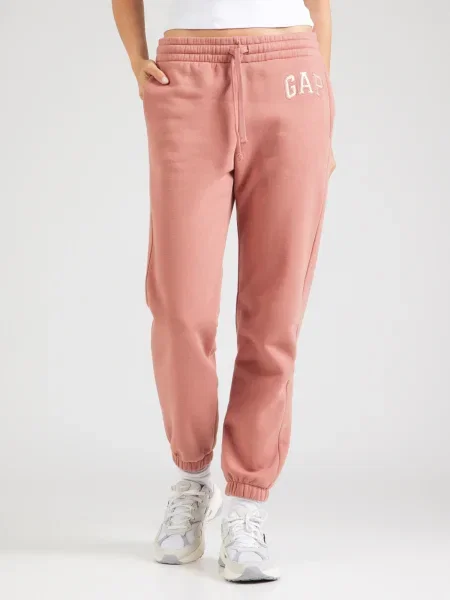 Pantaloni sport Gap cu autograf roz