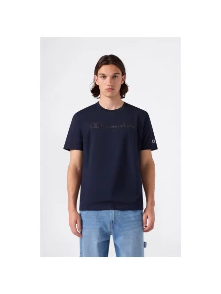 Scurt tricou Champion cu mâneci scurte albastru