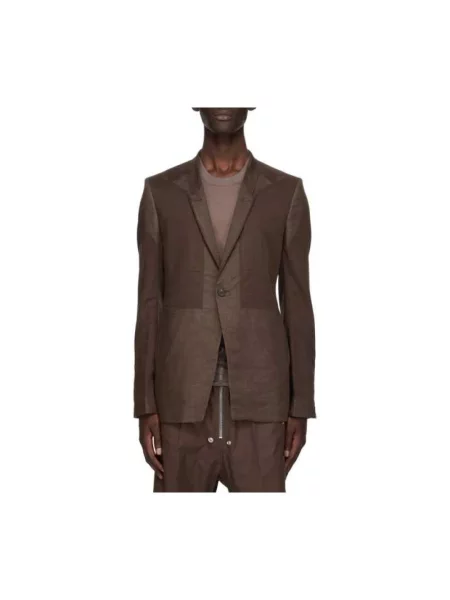 Garnitur Rick Owens bez fiszbin brązowy