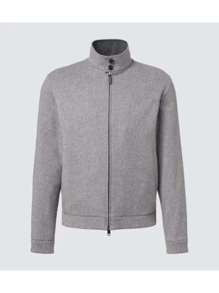 Gyapjú dzseki Zegna szürke