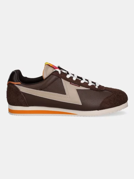 PS Paul Smith sneakersy skórzane Atlanta brązowy
