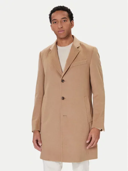 BOSS Volneni plašč Hyde bež