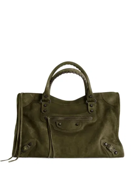 Ceruit geantă shopper Balenciaga verde