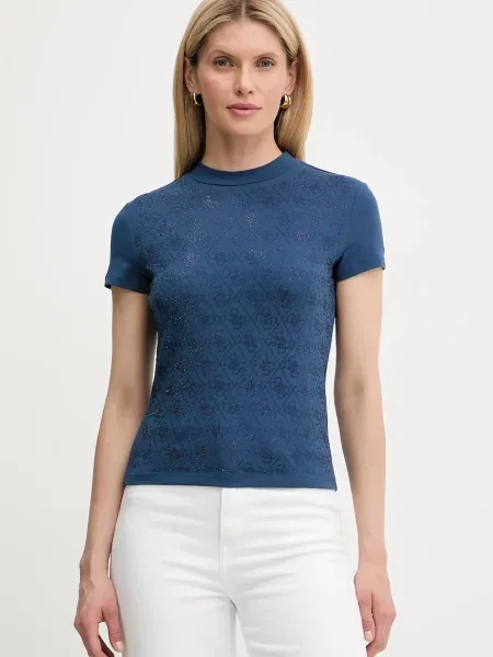Тениска Guess дамска черно