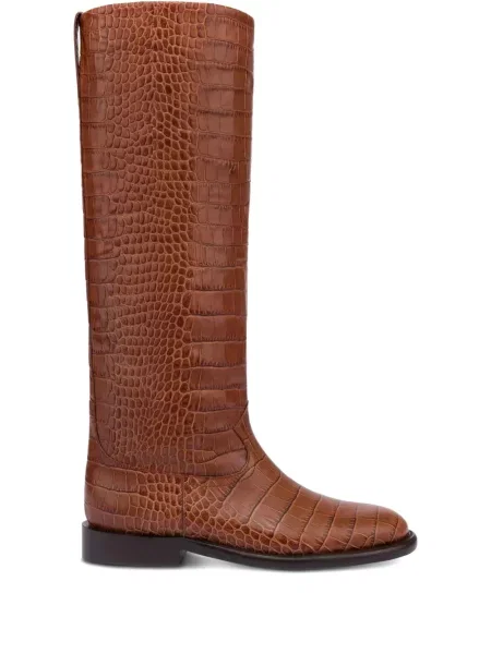 Botine Paris Texas din piele maro