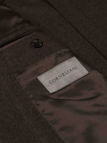 Sacou Corneliani cu rever maro