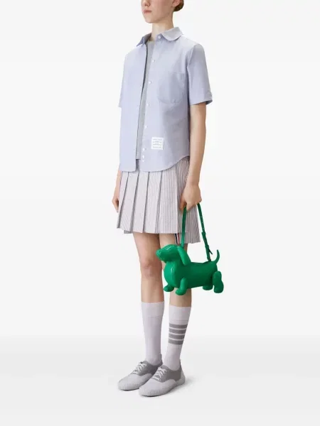 Geantă tip baghetă Thom Browne verde