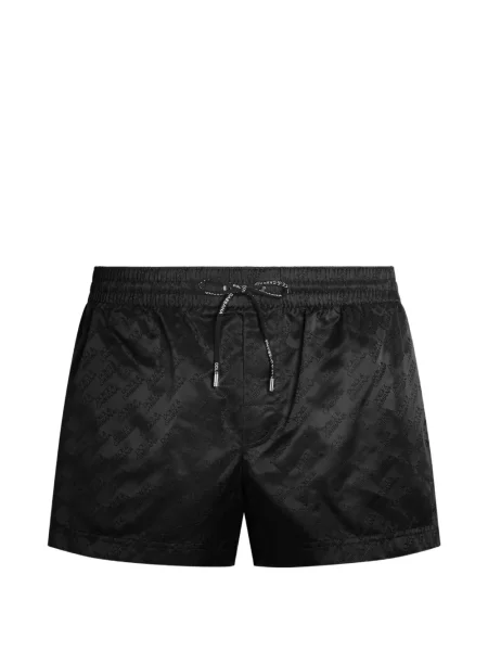 Boxeri Dolce & Gabbana din jacard cu autograf negru