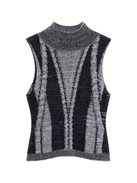 Desigual Pulover gri amestecat negru