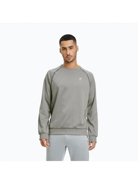 Férfi FILA Landin Raglan Crew melegítő világos melange. Méret: szürke