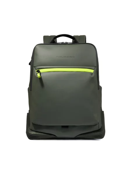 Torba na laptopa Piquadro wodoszczelna zielona