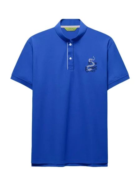 Tricou polo Shanghai Tang albastru