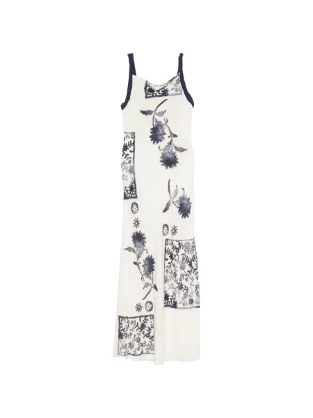 Rochie maxi Sir cu model floral cu imagine