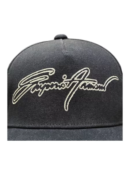 Czapka z daszkiem Emporio Armani niebieska