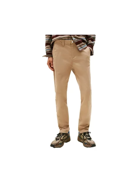 Chinos Tommy Jeans béžové
