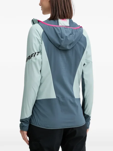 Geacă Dynafit cu glugă albastru