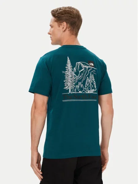 The North Face Tricou Monte Reg Ss verde