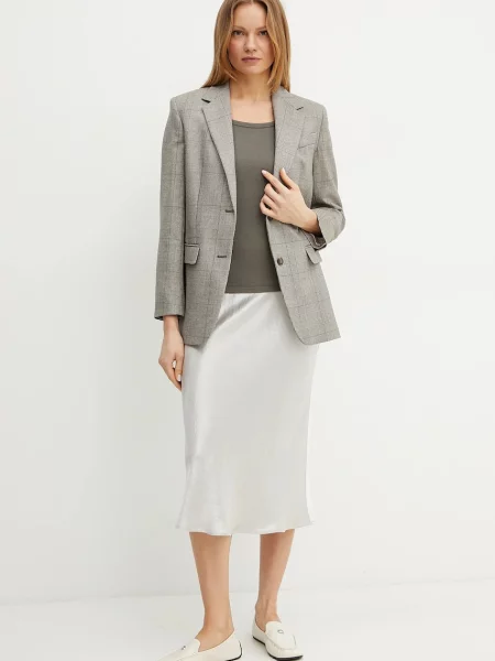 Спідниця MM midi олівець сірий