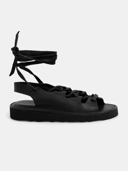 Fracap sandale de piele Sandal negru