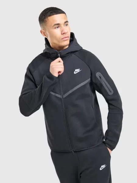Nike Bluza Rozpinana Z Kapturem Tech czarna
