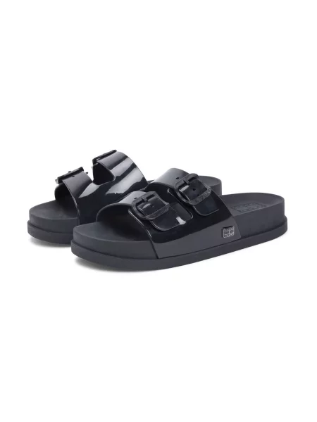 Dámske šľapky Tommy Jeans Comfort Jelly black čierna
