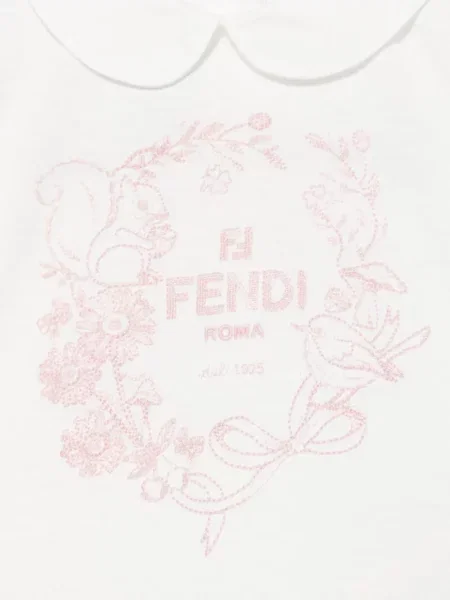 Dětské tričko Fendi bílé