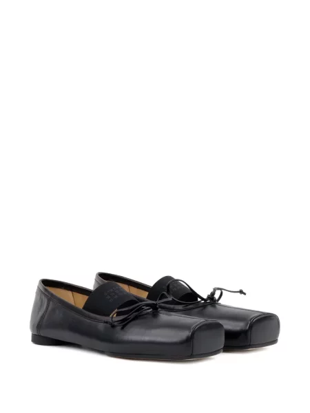 Balerini Mm6 Maison Margiela din piele negru